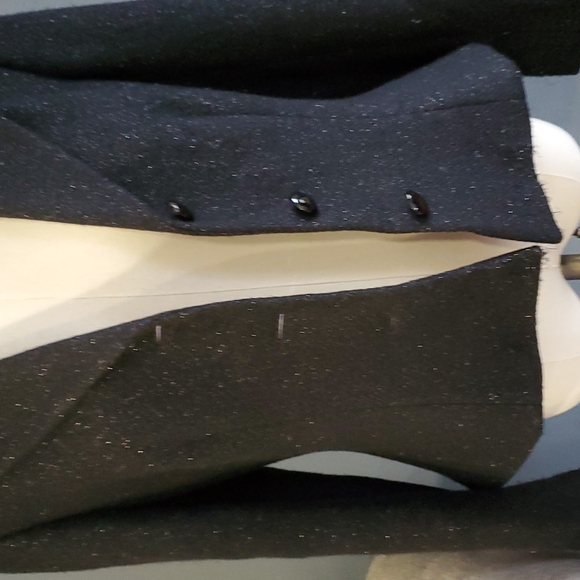 Laure Ralph Lauren Old Money  black wool blend blazer  jacket size 10 - Picture 11 of 16